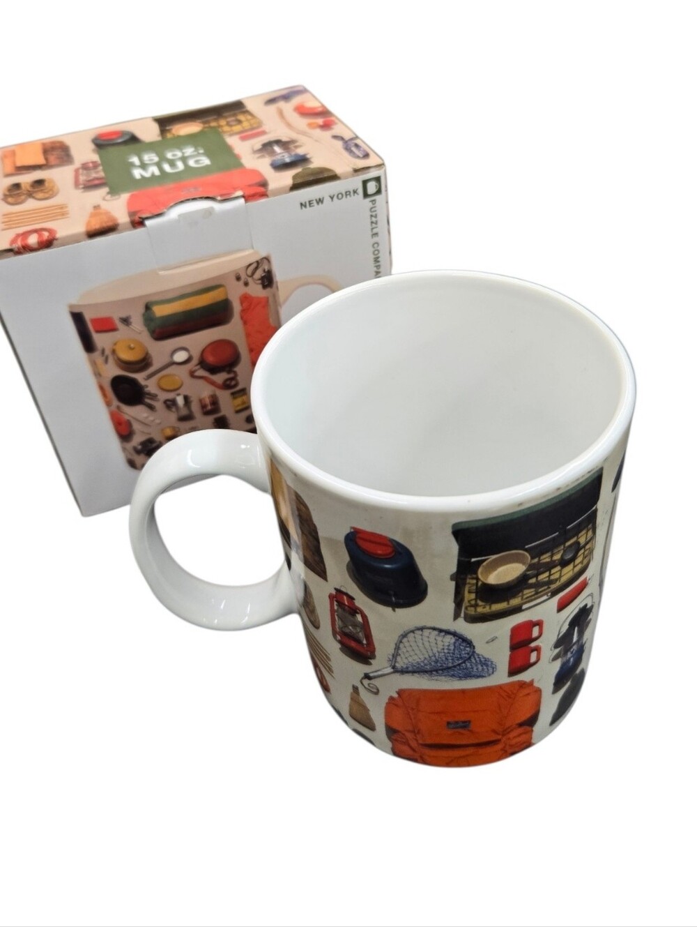 Camping Collection 15oz Mug Jim Golden Photograhy New York Puzzle Co.